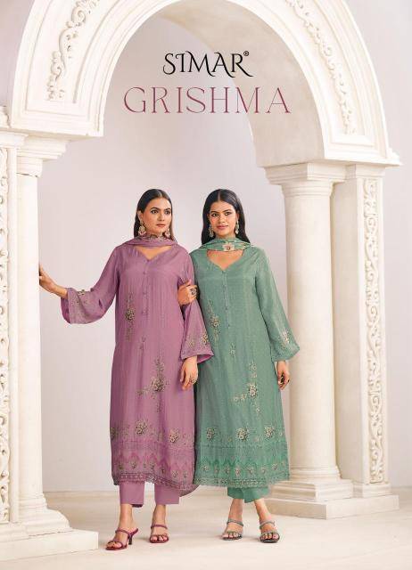 Glossy grishma Online shopping for dress materials in Kolkata
